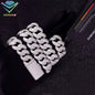 Full Ice Out Mossanite Cuban Chain 6mm 9mm 13mm 2rows 925 Sterling Silver Chain Hip Hop Necklace VVS Moissanite Cuban Link Chain