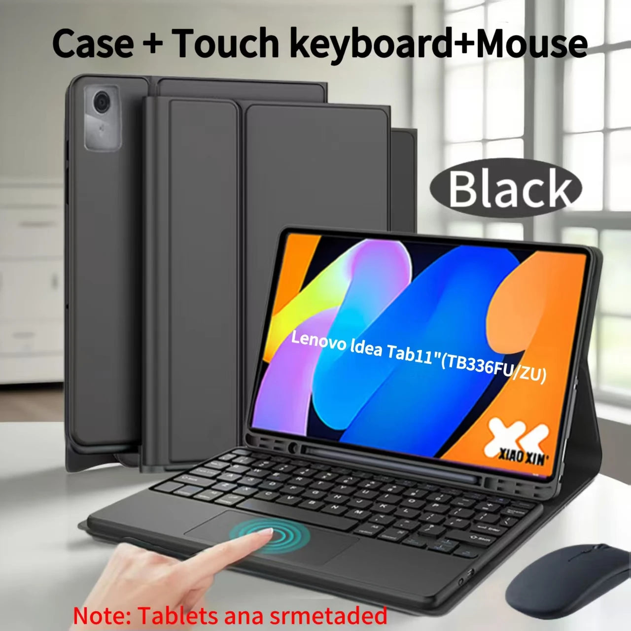 Case for  Lenovo Idea Tab 11-inch TB336FU/ZU, Wireless Bluetooth Keyboard cover for Lenovo Idea Tab 11-inch,Removable keyboard