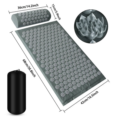 Acupressure Yoga Mat Massage Pillow Foot Massager