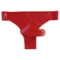 Men's Latex Fetish Thong G-String Transparent Lingerie