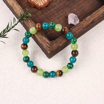 rich money bracelet women tiki Bohemian Natural stone Tiger eye stone bangles trendy Holiday Teacher's Day ladies jewellery