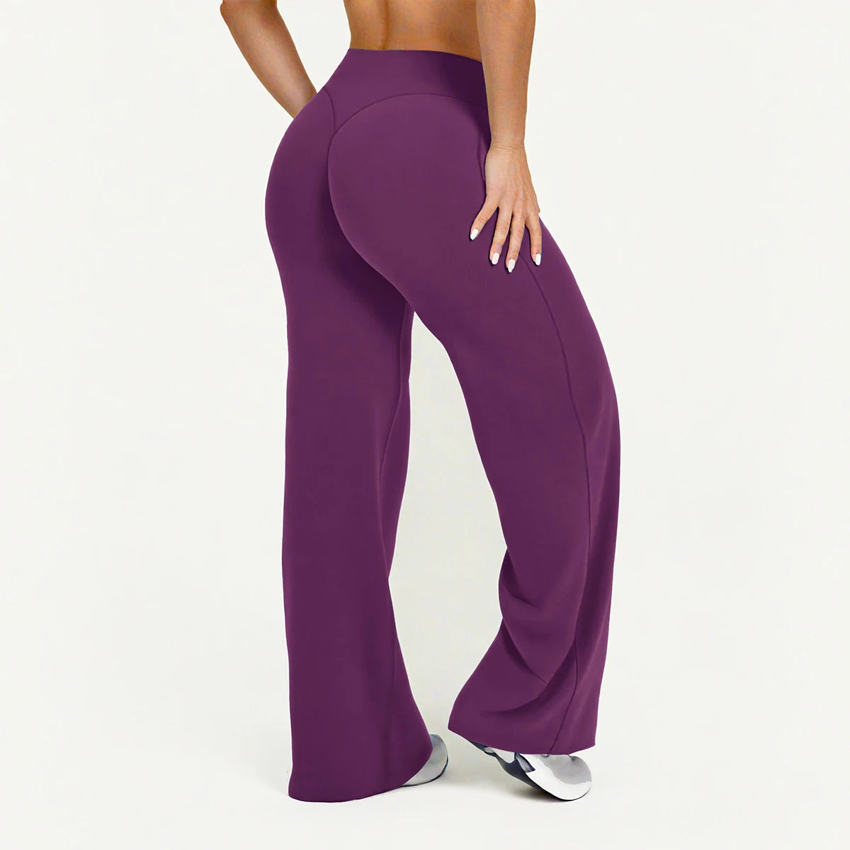 Oner Active Flared Leggings Leggings mit geradem Bein Damen Wide-Leg Pants Yoga Atmungsaktive Fitnesskleidung Vielseitige Freizeithose