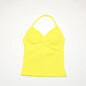 NCLAGEN Impact Longline Trägertop Sport Yoga Weste Damen Fitness Tank Top Gym Schöner offener Rücken BH Laufen Workout Neckholder