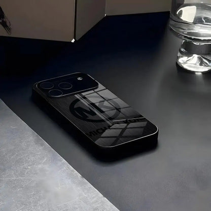 MINISO-Frauen Luxus Gehärtetes KORS-M Handyhüllen-Glas Für IPhone17 Air 16 15 17 14 Pro Max 13 12 11 X XS XR Plus Für Samsung S 25