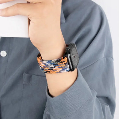 Geflochtenes Armband für Apple Watch 44mm 40mm 45mm 49mm 41mm 38mm Schnallenarmband iWatch Series SE 7 3 6 8 9 Ultra 2 Magnetisches Armband