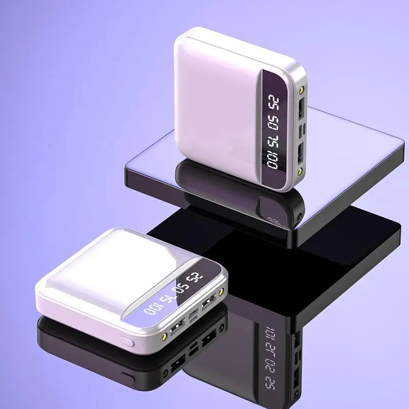 Mini Power Bank 300000mAh LED Mirror Screen