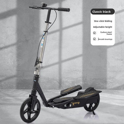 Wholesale Folding Kick Scooter with Shock Absorbers Dual Wing Design Commuting Portable Adult Student Scooter Kick Scooter