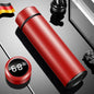 500ML Temperaturanzeige Thermosflasche Edelstahl Unterteilte Thermoskanne Outdoor Vakuumisolierter Becher Vatertagsgeschenk
