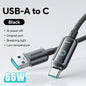 Joyroom 100W USB C Kabel Automatische Abschaltung Schnellladekabel Typ C für iPhone 16 15 Pro Max Xiaomi Samsung S-A55