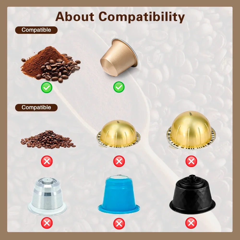 TINSOL Wireless Portable Espresso Machine Capsule Coffee Powder Travel Coffee Maker Smart Extraction Wireless Heating