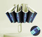 60K Buckle Men Women Umbrella  Fully Automatic Reverse Folding Umbrella with Windproof Reflective Stripe UV Umbrellas