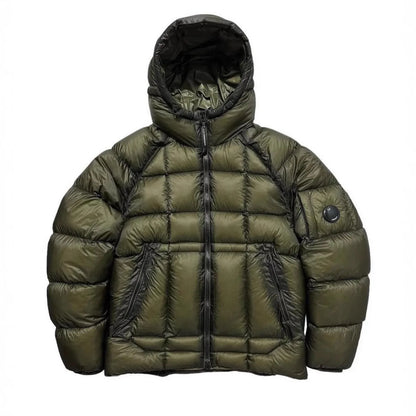 Neue winddichte Thermo-Daunenjacke – Kapuzenmantel für Paare mit Flanellfutter, langer Winterparka für Herren und Damen