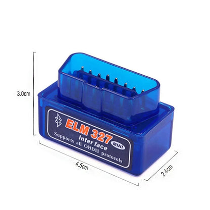 16 PIN Interface V2.1 ELM327 OBD2 Mini Code Reader Scan Tool Bluetooth Car Scanner For Android Diagnostic-Tool OBDII OBD 2 For A