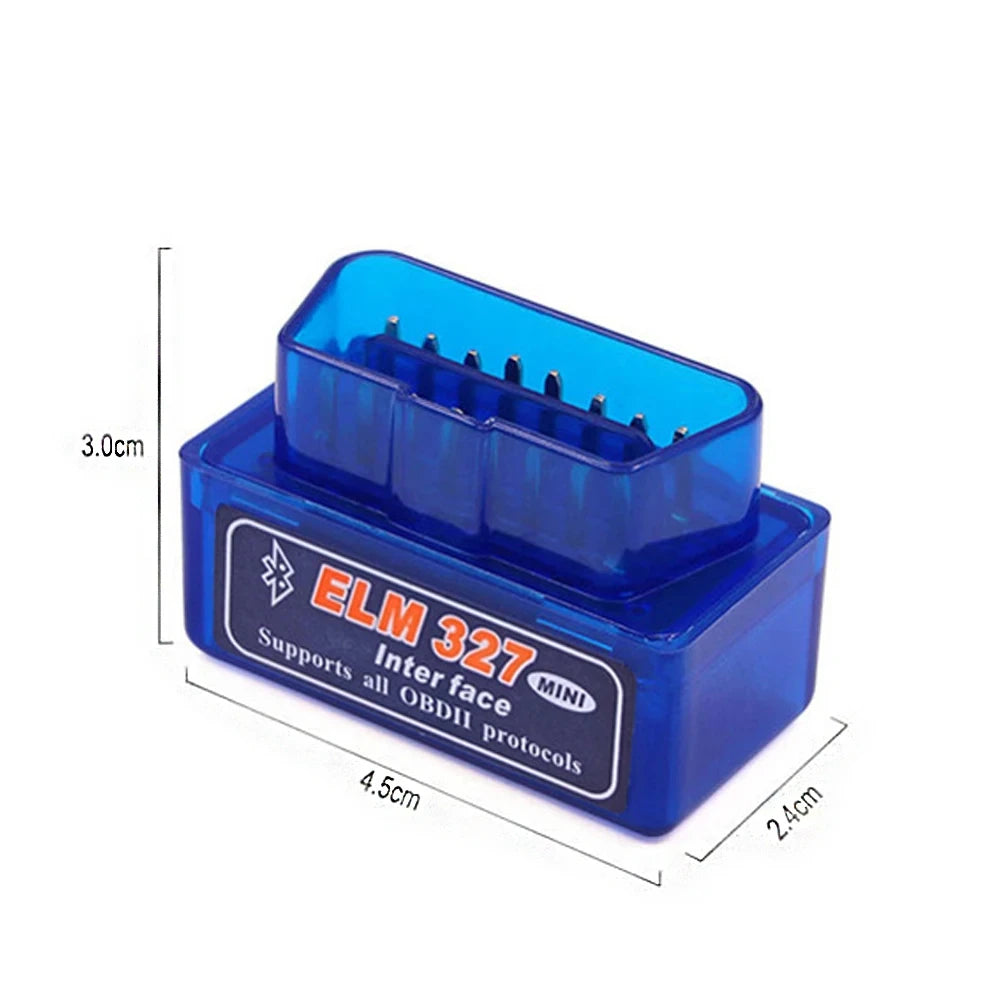 16 PIN Interface V2.1 ELM327 OBD2 Mini Code Reader Scan Tool Bluetooth Car Scanner For Android Diagnostic-Tool OBDII OBD 2 For A