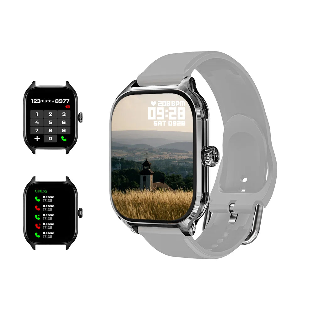 LAXASFIT Neue H9 Promax Smartwatch Zifferblatt zum Annehmen von Anrufen Kalorien-Tracking Herzfrequenz-Oximetrie-Überwachung Bluetooth Smartwatch