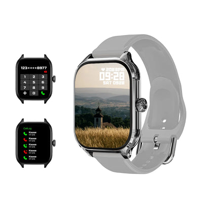 LAXASFIT Neue H9 Promax Smartwatch Zifferblatt zum Annehmen von Anrufen Kalorien-Tracking Herzfrequenz-Oximetrie-Überwachung Bluetooth Smartwatch