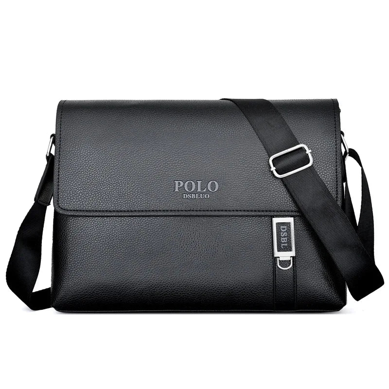 Business Men Leather Shoulder Bag Boy Crossbody Designer Luxury Briefcase Messenger Bags Male Christmas Gift Men's Handbags
