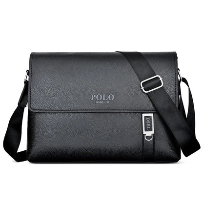 Business Men Leather Shoulder Bag Boy Crossbody Designer Luxury Briefcase Messenger Bags Male Christmas Gift Men's Handbags