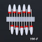 10pcs Ceramic Nail Drill Bits Set, Electric Manicure & Pedicure Milling Cutter, For Nail Polishing Machine