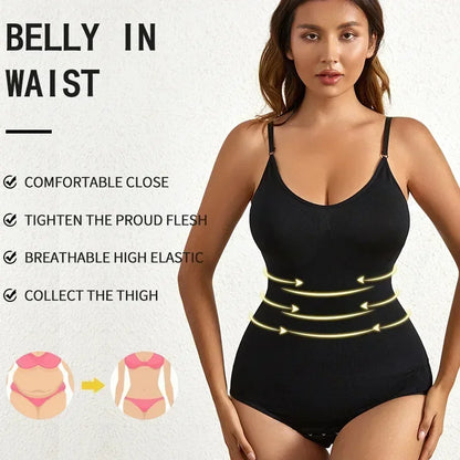 1 Stück nahtloser formgebender Bodysuit, Bauchkontrolle Po-Lifting Body Shaper, Damen-Unterwäsche & Shapewear