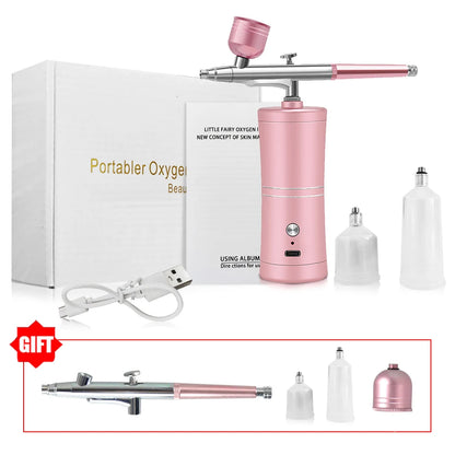 Airbrush with Compressor Airbrush Painting Mini Spray Gun for Painting Wireless Electric Paint Gun Airbrush Kit with Compressor