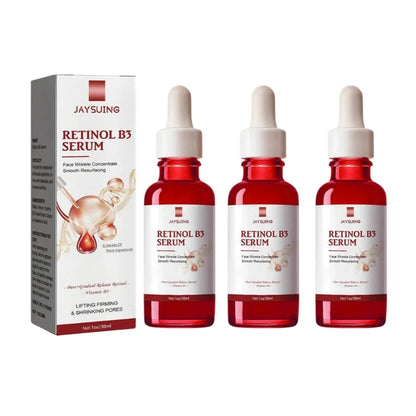 Retinol B3 Faltenentferner Gesichtsserum Sofortige Straffung und Lifting Anti-Aging Flüssigkeit Mildert feine Linien Aufhellendes Hautpflegeprodukt