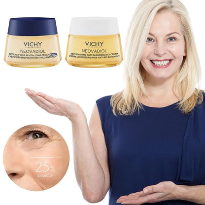 VICHY Post-menopause Day Cream 50ml Quickly Absorbed Non-greasy Salicylic Acid Facial Repair Cream Anti-Wrinkle Day Cream