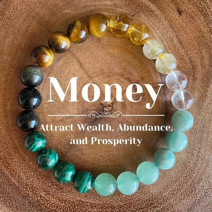 9 Styles Bracelet,Money Bracelet,Empath Protection Bracelet,Grounding & Protection Bracelet,Self-Love Bracelet