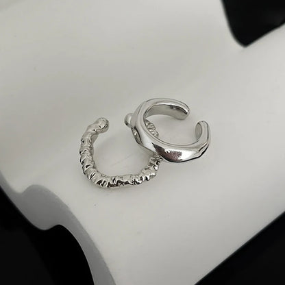 Punk Unregelmäßige Geometrische Ohrmanschetten Ohrringe für Frauen Nicht-Piercing Metall Ohrclip Ohrring Gefälschter Knorpel Mode Schmuck Party