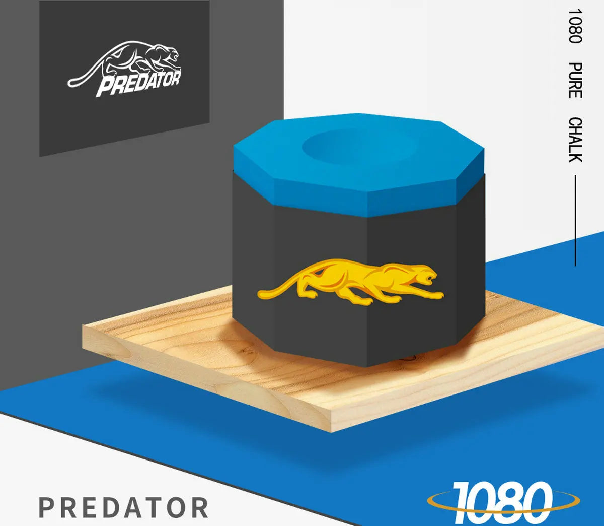 Predator 1080 Octagonal Billiard Chalk – Pro Pool Cue