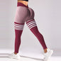 Women V Back Leggings Exercise Gym Fitness Athletic Workout Elastic Leggins High Waist Scrunch Yoga Pants Sports Tights S-XL