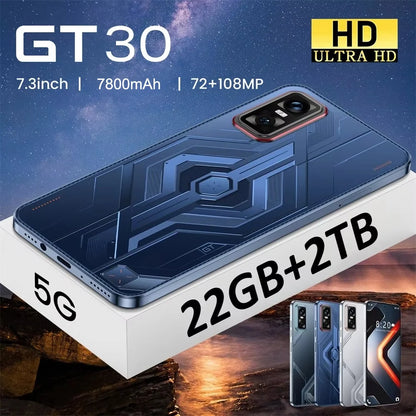 Hochwertige Silikonhülle für GT 30 Pro 7,3 Zoll Smartphone Stoßfeste Abdeckung Lite Handyhüllen Zubehör