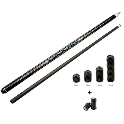 ZOKUE Carom Stick Professional Carom Billiard Cue Korean 3 Cushion Billiard Cue Carom Taper 12mm Tip 142 cm Libre Cue with Case