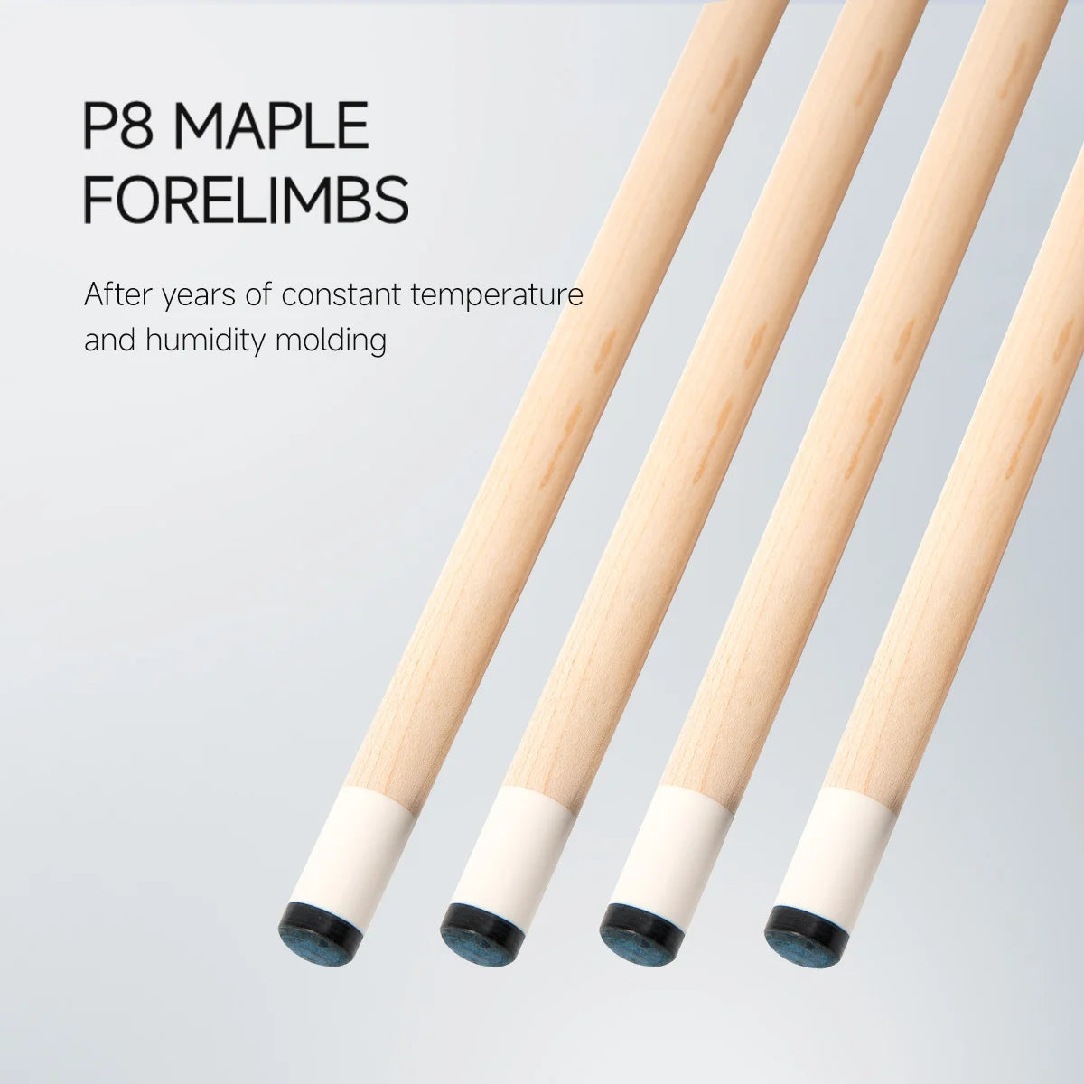 PERI 58" Knight SY Series P8 Shaft Billiard Pool Cue Stick 12.5mm + Extender Professional Billiard Cue Set