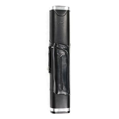 Premium Quality  Leather &Metal Material Black 3B5S 1/2 Billiard Stick Case 8 Hole Pool Cue Case/Bag