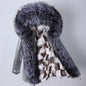 Maomaokong 2022 Winter Long Jacket Real Fur Coat Women Clothes Large Fur Collar Detachable Natural Fox Lining Parkas Leather Fur