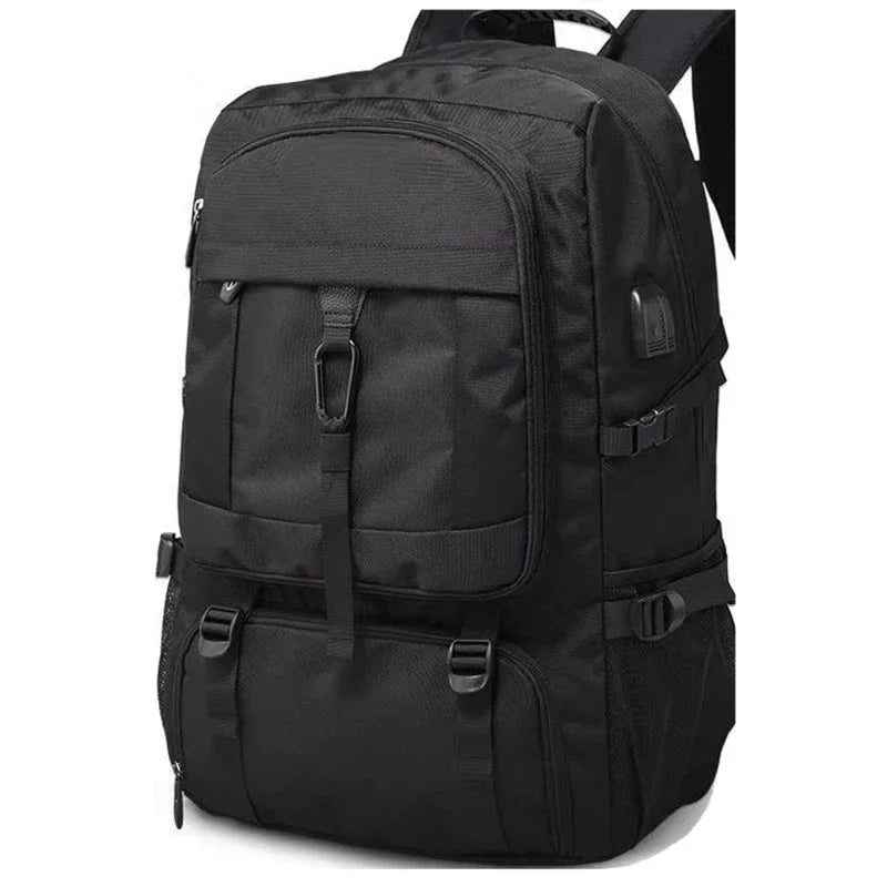 Large Waterproof Travel Backpack Shoe Compartment
