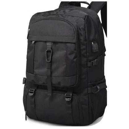 Large Waterproof Travel Backpack Shoe Compartment
