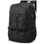 Large Waterproof Travel Backpack Shoe Compartment