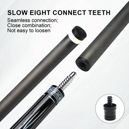 Carbon Fiber Pool Cue Shaft Billiard Stick 13mm 74.5cm Professional Snooker Cue 3 Cushion Billiards Multi-Joint Taco de Billar