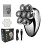 Men's 7D Floating Electric Shaver — Wet/Dry, Rechargeable, LCD Display
