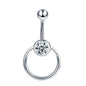 1Pc Surgical Steel Belly Button Ring Navel Nombril Piercing CZ Belly Ring Sexy Women Belly Piercing Body Jewelry Ombligo 14G