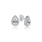 Original 925 Sterling Silver Earrings 2025 Stud Hoop Crystal Earings For Women Rose Gold Crown Heart Infinity Bee Earing Jewelry