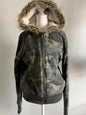 Subculture Gothic Women Coats with Hoodies Vintage Black Jackets Faux Fur Coat Female Loose Casual Sweatshirt