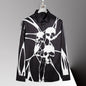 Teglex Men's Slim Lapel Long Sleeve Shirt 6XL