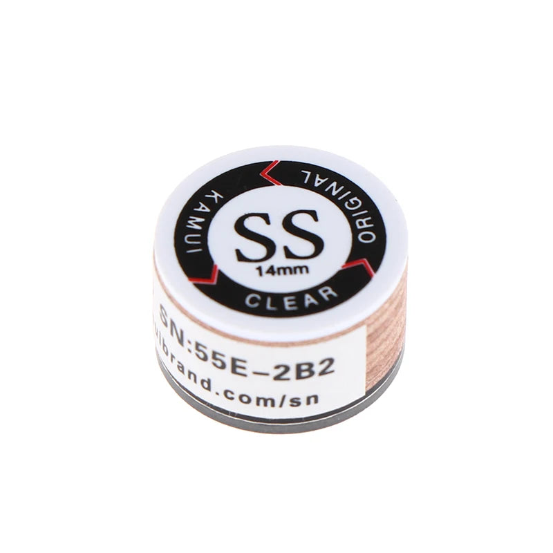 NEU Präzisions-Profibillard-Queuespitze 14mm, Multi-Härte SS/S/M/H Snooker-Tips, Ersatz-Pool-Queuespitzen-Zubehör