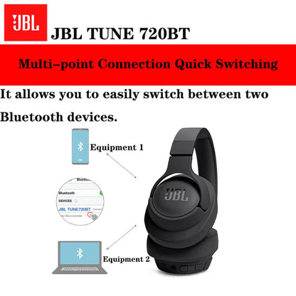 JBL TUNE 720BT Wireless Over-Ear Headphones Foldable