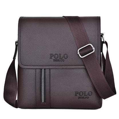 Luxury Men Boy Leather Shoulder Bag Big Capacity Crossbody Designer Messenger Bags Male Luxurious Men's Small Handbag