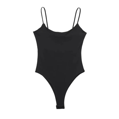 DAMEN 2025 Sexy enge Bodys für Frauen Weiß Schwarz Rückenfreier Body Damen Einteiler Jumpsuits für Frauen Sexy Dessous Body