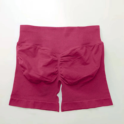 Women's 4.5" Biker Shorts | Scrunch Butt Seamless Yoga Gym Leggings
